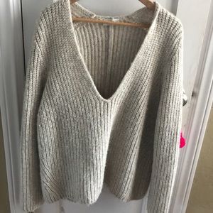 Oversized cozy sweater